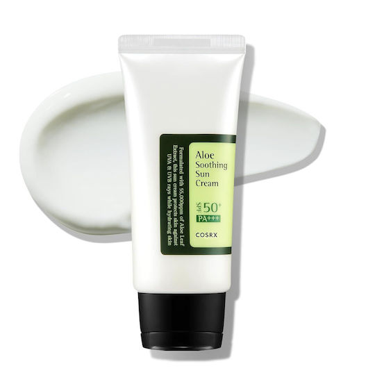 Aloe Soothing Слънцезащитен Крем за Лице и Тяло SPF50+ 50ml