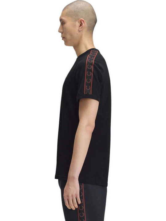 Ringer Αθλητικό T-shirt Μαύρο