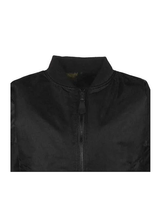 Ma-1 Women's Reversible Winter Jacket Black