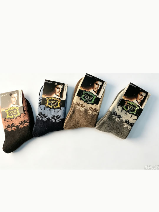 Coco&Hana Γυναικείες Κάλτσες Πολύχρωμες 4Pack