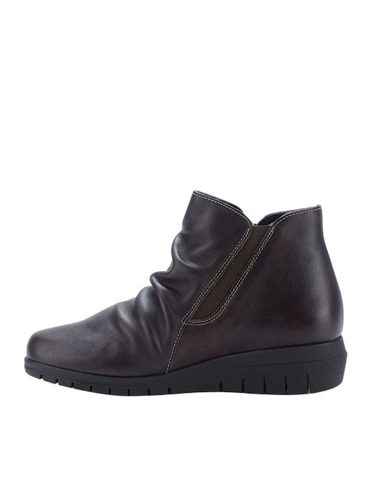 Damen-Stiefeletten Marron