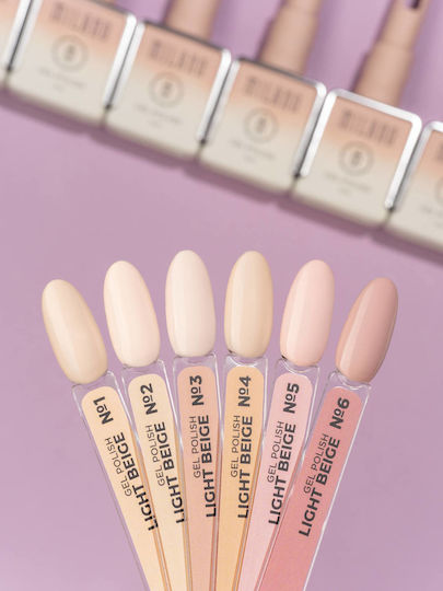 Ημιμόνιμο Βερνίκι Νυχιών Light Beige 10ml
