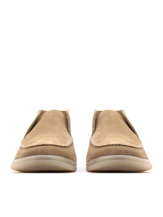 Komis & Komis Damen-Stiefeletten aus Wildleder in Beige