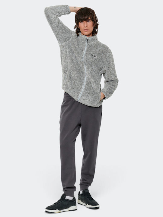 Men's Fleece Jacket Heather Grey