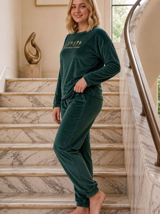 Boyraz Winter Women's Pyjama Set Cypress