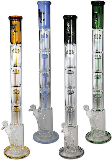 Black Leaf Bong 8mm 4cm Διάφανο