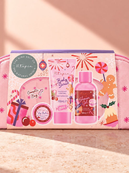 Sunkissed Utopia Pink Peppercorn Happiness Hautpflege-Set zur Feuchtigkeitspflege, 4-teilig