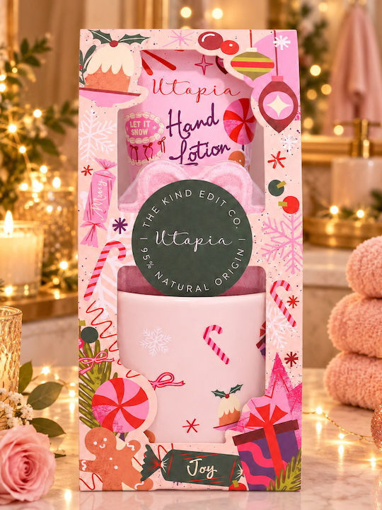 Sunkissed Utopia Pink Peppercorn Merry & Bright Tasse Hautpflege-Set zur Feuchtigkeitspflege 3-teilig