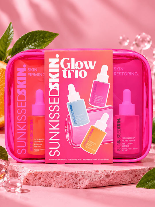 Sunkissed Glow Trio Hautpflege-Set für strahlende Haut Sunkissed Glow Trio Hautpflege-Set für strahlende Haut