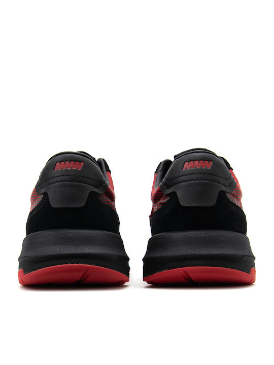 Men's Sneakers Red-Black