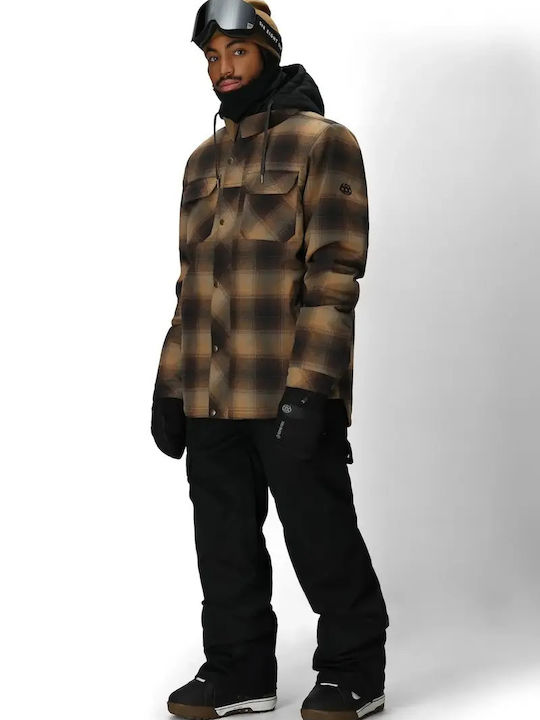 686 I-008476-1890 Men's Brown Ski & Snowboard Jacket