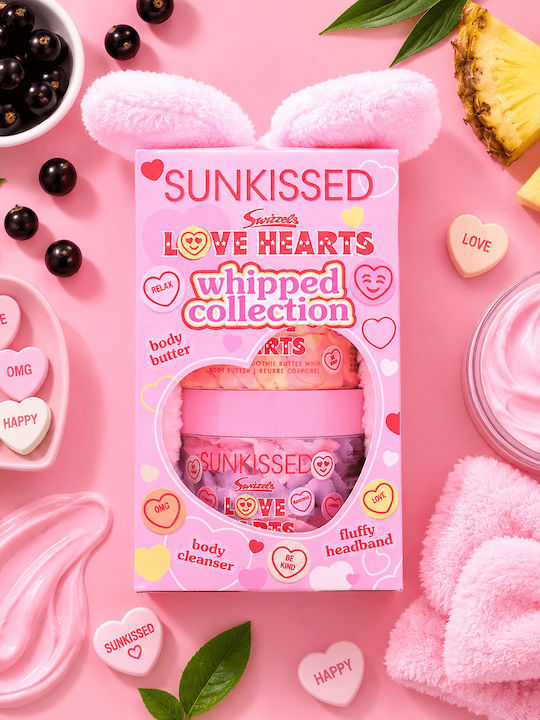 Sunkissed Love Hearts Hautpflege-Set zur Feuchtigkeitspflege 3-teilig