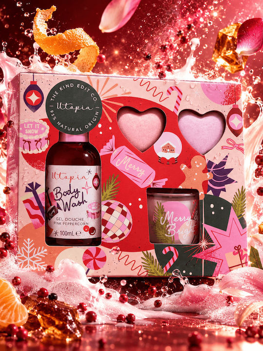 Sunkissed Utopia Pink Peppercorn Körperreinigungsset 4-teilig