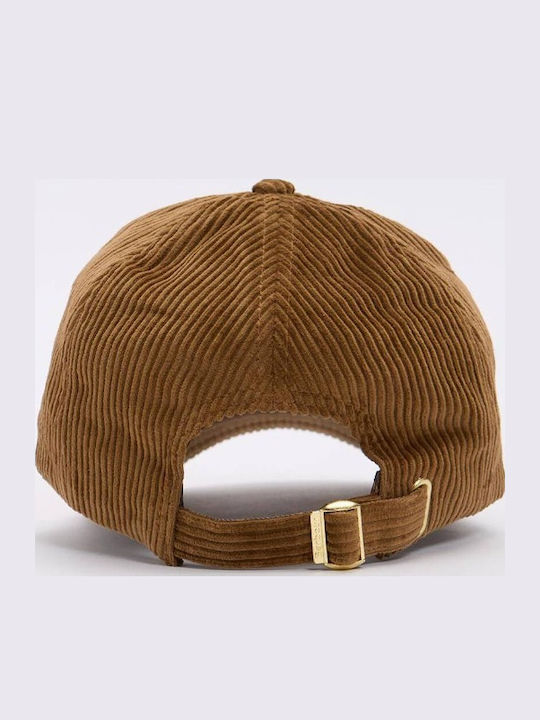 Кафява кадифена шапка с козирка Barbour Ivybridge Lha0653br71