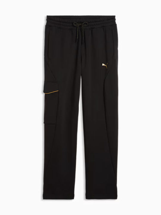 Sport Holiday Cargo-Jogginghose mit elastischem Bund Schwarz