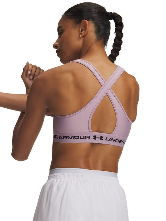 Under Armour Crossback Mid Bra Women's Sports Bra Lilac