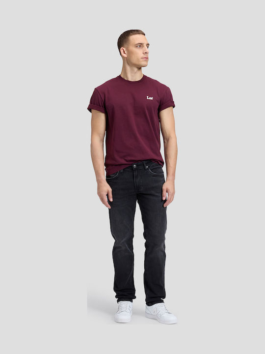 Lee Daren Playing With Matches Blugi Elastici Regular Straight Fit Negri