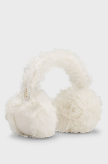 Women's Knitted Earmuff in White