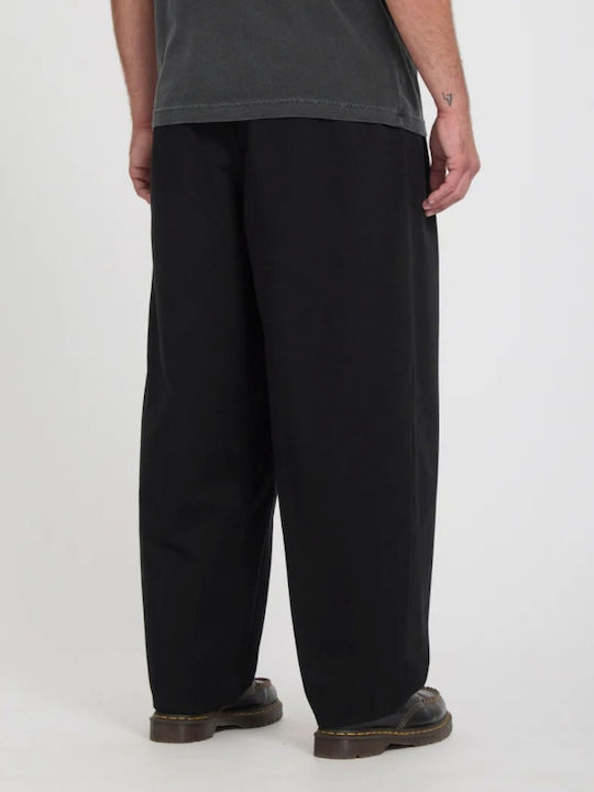 Holter Pleat Men's Trousers Black