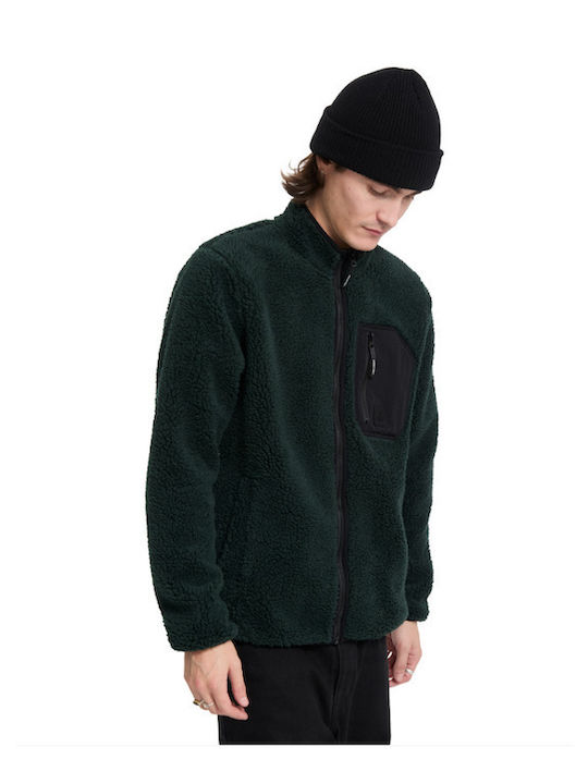 Muzzer Fuzzar Men's Sherpa Jacket Scarab