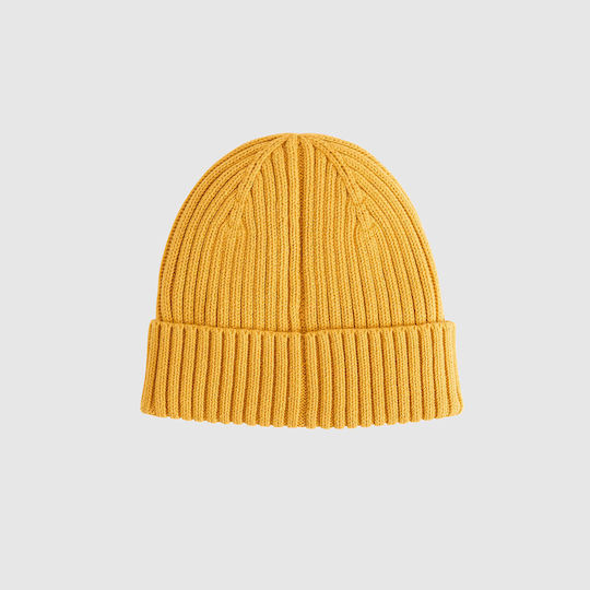 Sunset Beanie Unisex Knitted Beanie in Yellow