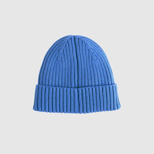 Sunset Beanie Unisex Knitted Beanie in Blue