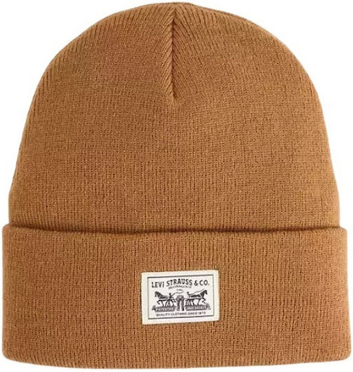 Embarcadero Beanie Men's Knitted Beanie in Brown