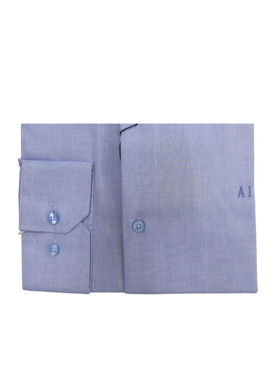 Cămașă cu Mâneci Lungi Bleu