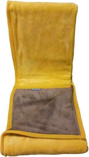 Manterol Casa Spanish Semi-Double Blanket 180x240 cm Beige/Grey
