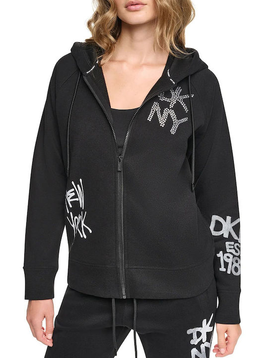 DKNY Дамска жилетка с цип Black