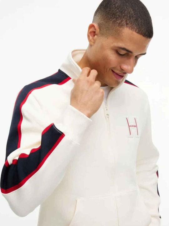 Herren-Strickjacke in Ecru