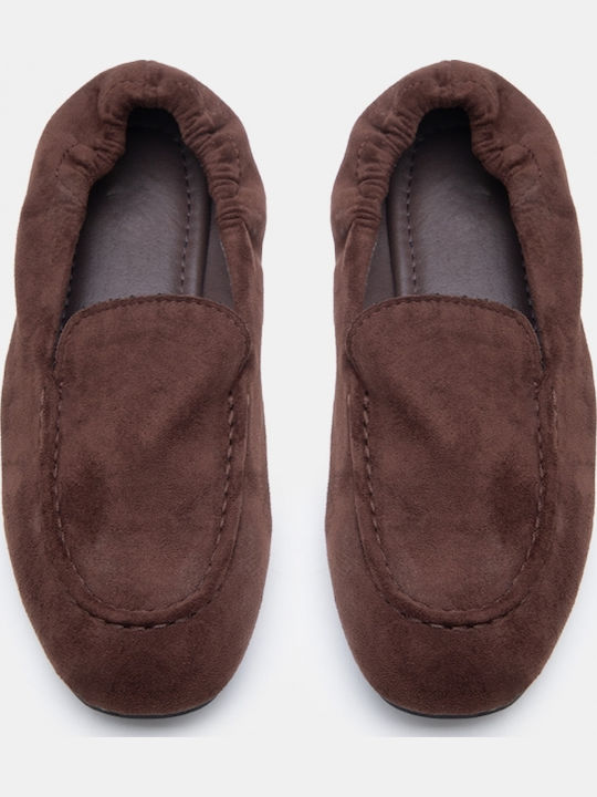 Women's Loafers in Brown Colour