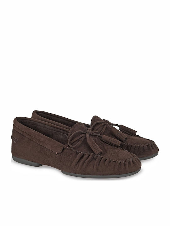 Γυναικεία Loafers σε Καφέ Χρώμα