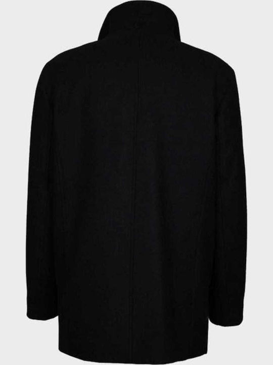 Men's Black Half Coat