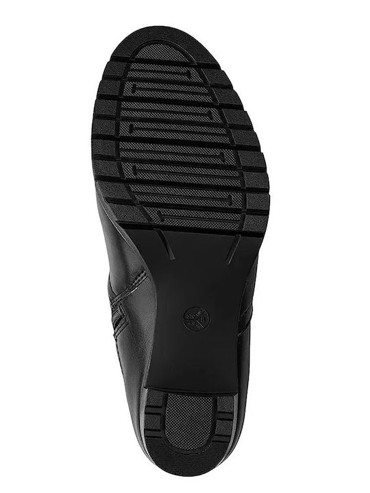 Black Leather Women's Boots