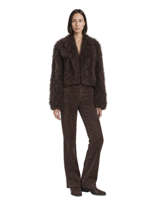 Access Short Women's Brown Fur