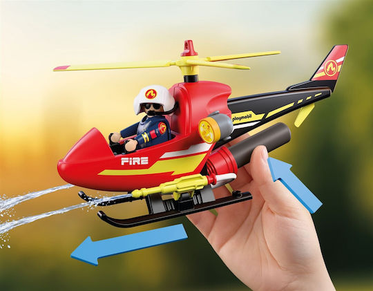 Playmobil City Action Fire Helicopter for 4 Years Old