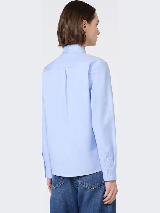 Μακρυμάνικο Γυναικείο Πουκάμισο Light Blue