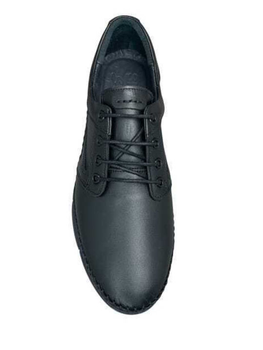 Leather Men's Casual Shoes Anatomic Black