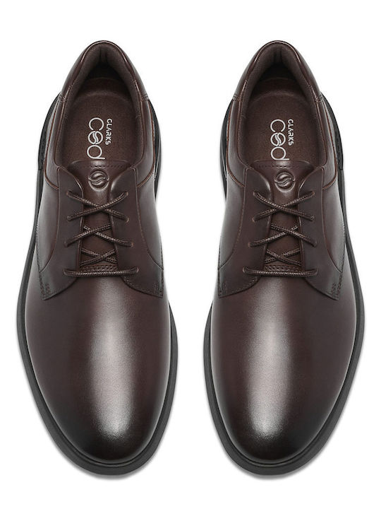 Code H Plain Leather Men's Casual Shoes Black