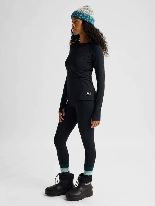 Burton Women's Black Thermal Long-Sleeved Shirt