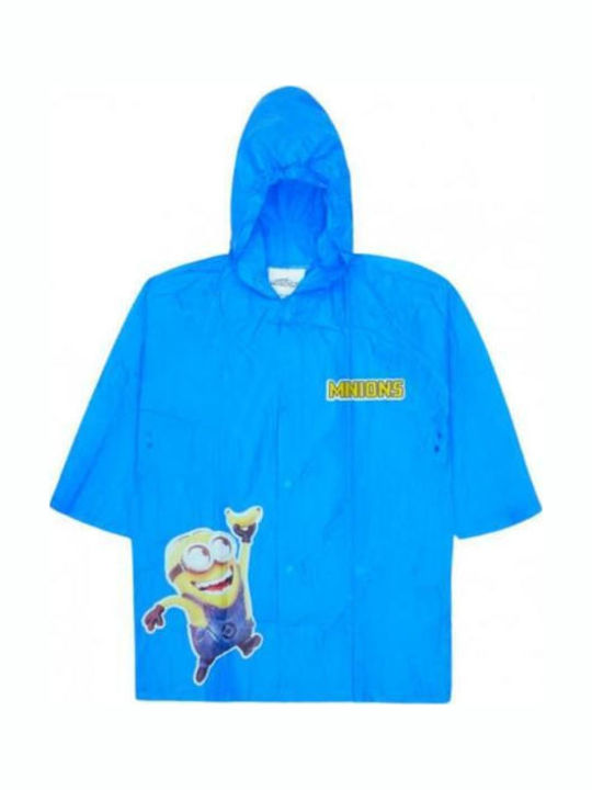 Minions Wasserdichte Kurze Lässige Kinderjacke in Königsblau
