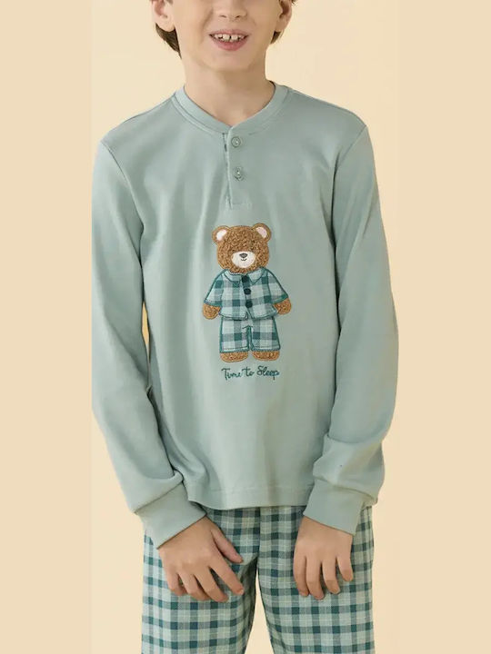 Noidinotte Kids Cotton Mint Pyjamas