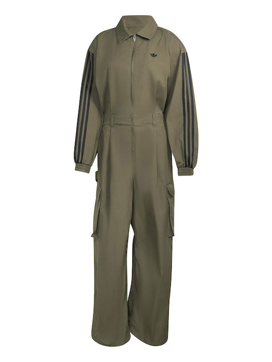 Women's Olive Jumpsuit