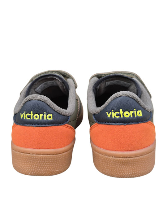 Adidași pentru copii cu închidere cu scai kaki