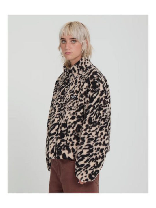 Long Women's Cardigan with Zipper
