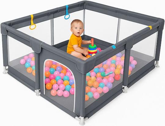 Happykid Children's Playpen Balls Mat 4 Rings Lifting Included 150x180x65cm