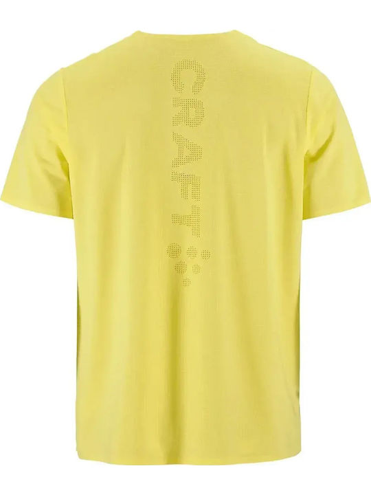 Sportliches T-Shirt Gelb