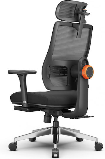 ErgoAction Magic H-bpro Офис Стол с Регулируеми Подлакътници Сив