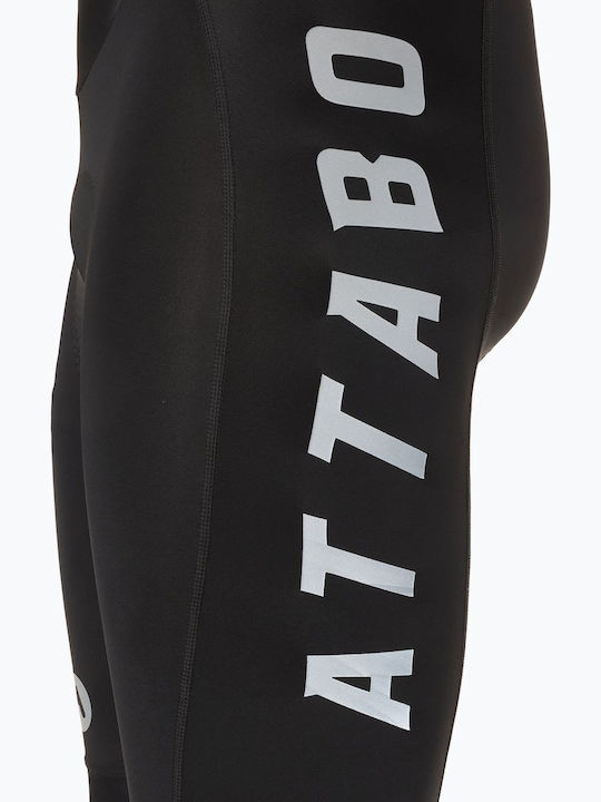 Attabo Men's Black Cycling Shorts